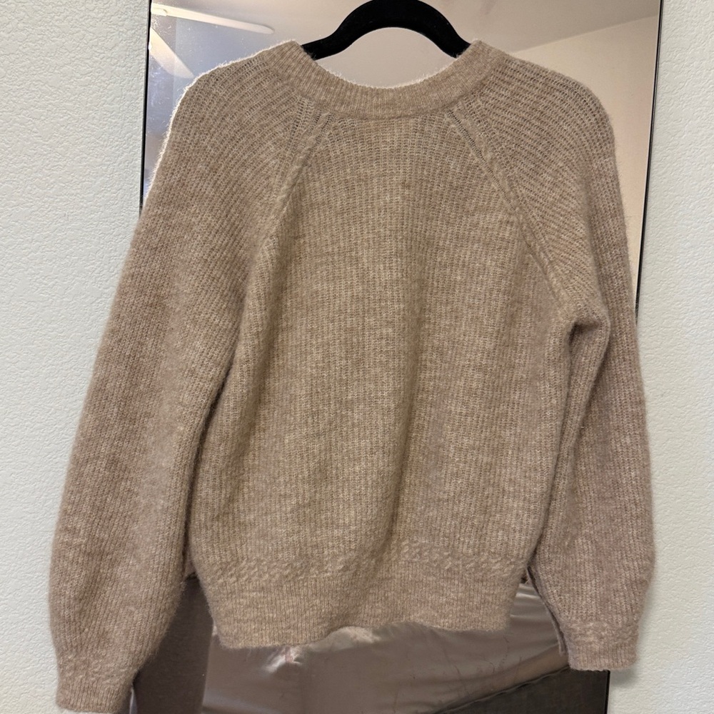 Sezane Beige Button-Up Cardigan - Picture 4 of 4